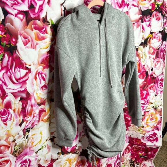 SHEIN Gray Hoodie Dress - Picture 7 of 7